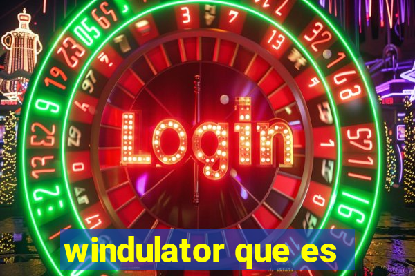 windulator que es